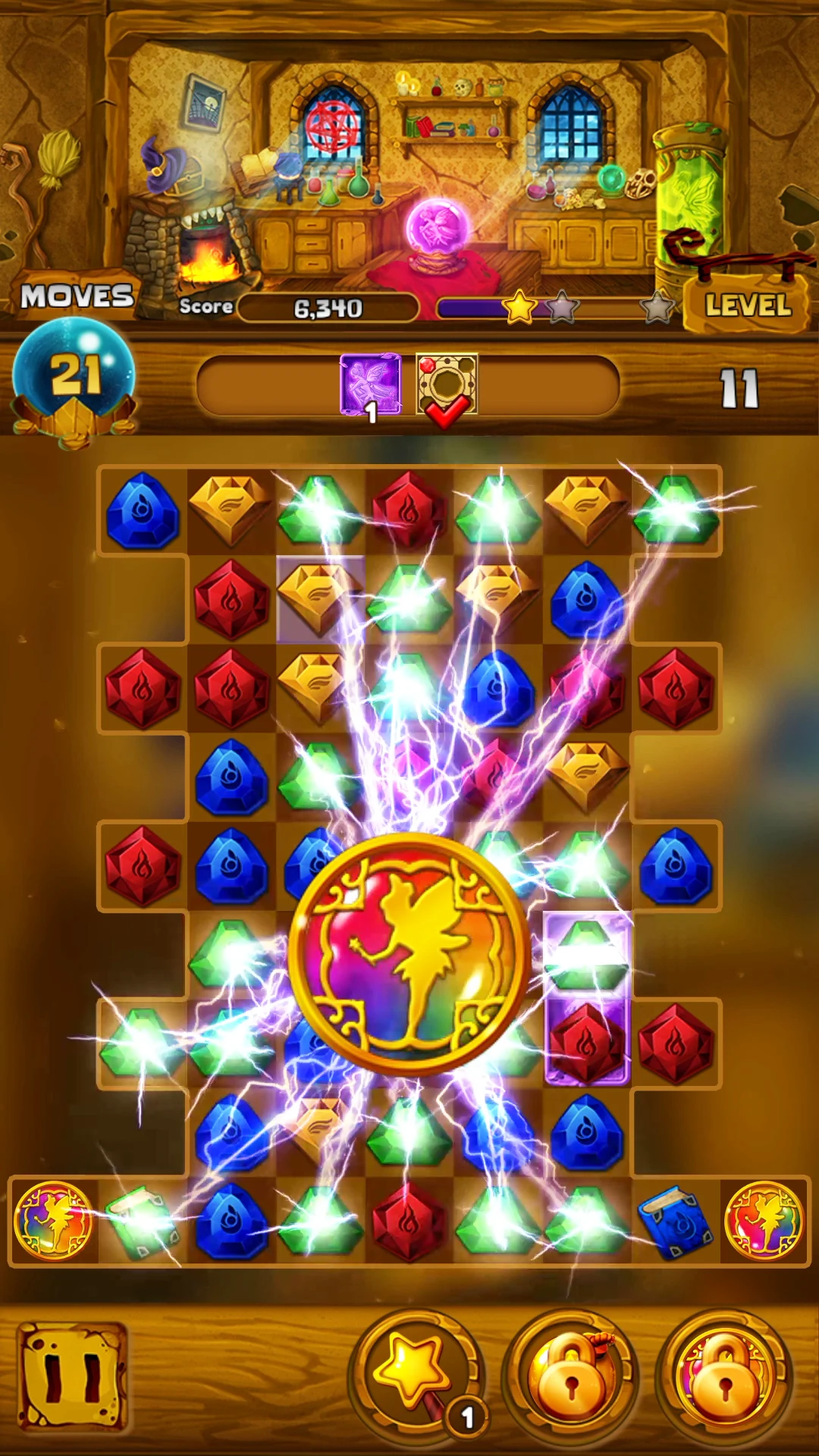 Secret Magic Story: Match 3 screenshot